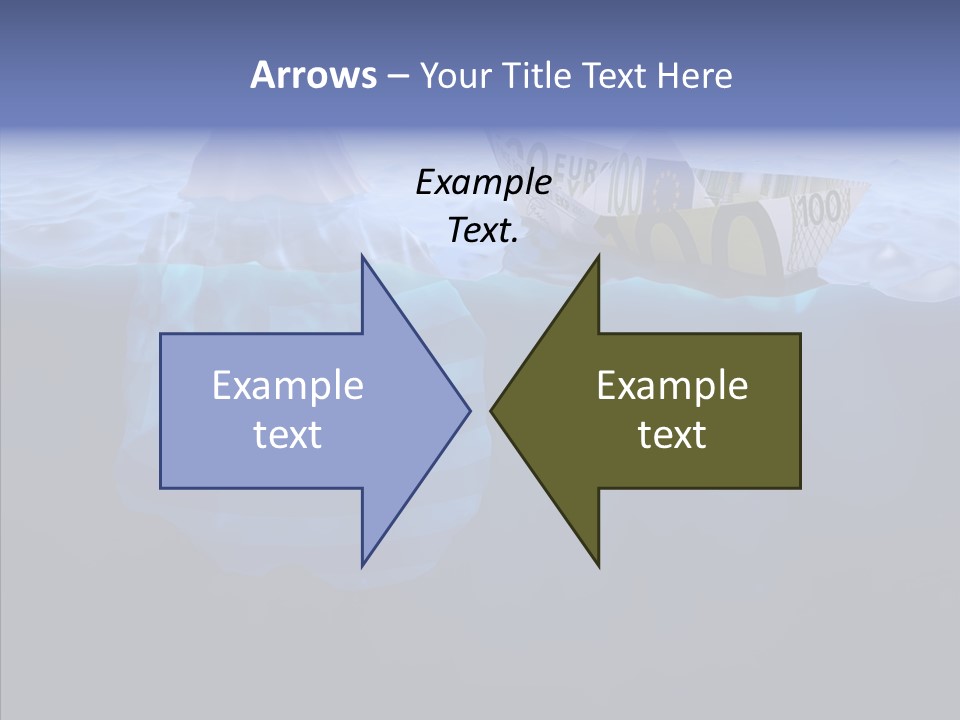 Mountain Ice Floe PowerPoint Template