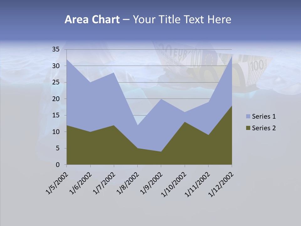 Mountain Ice Floe PowerPoint Template