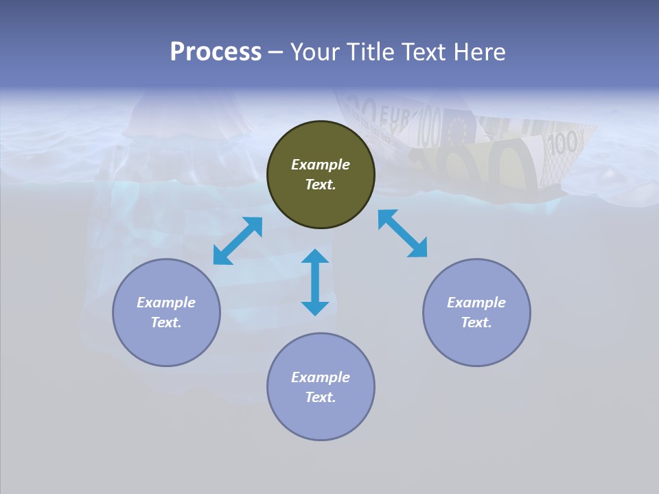 Mountain Ice Floe PowerPoint Template