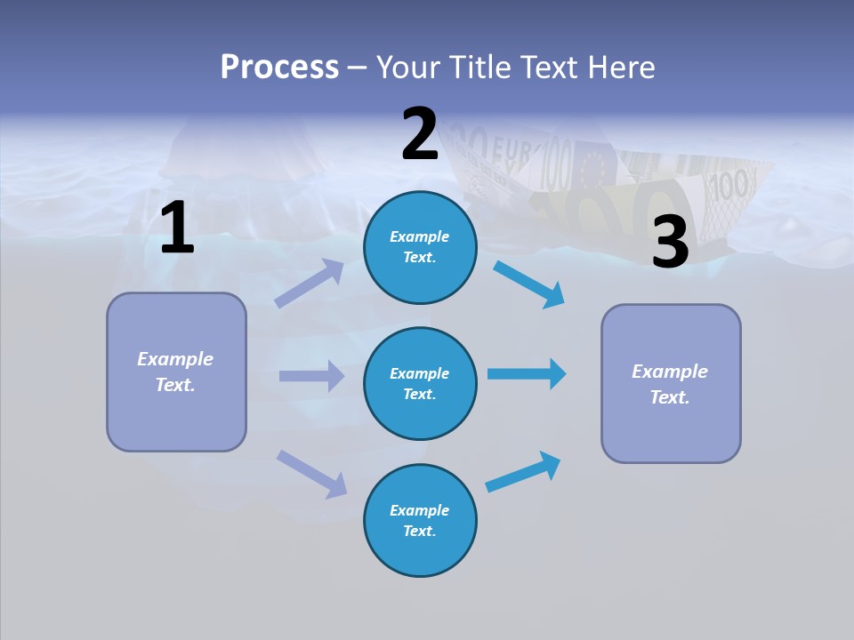 Mountain Ice Floe PowerPoint Template