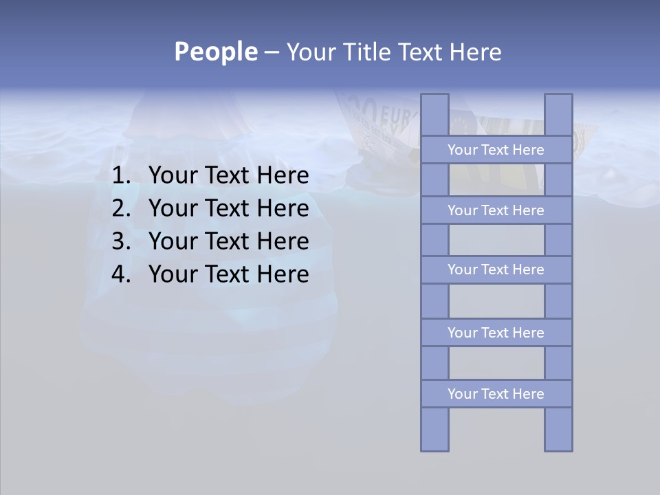 Mountain Ice Floe PowerPoint Template
