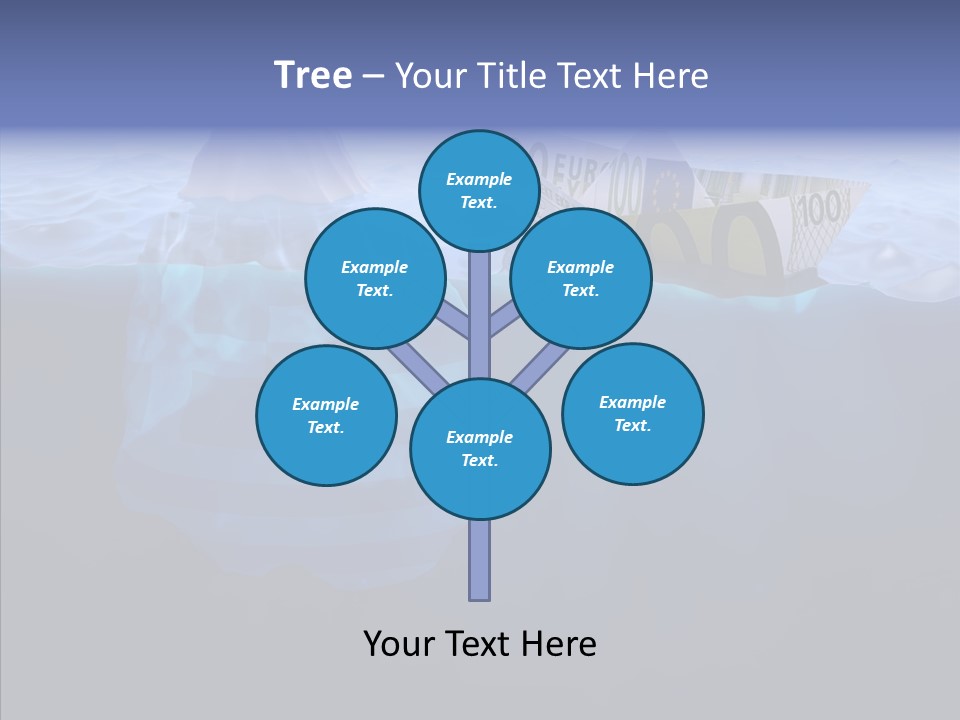 Mountain Ice Floe PowerPoint Template