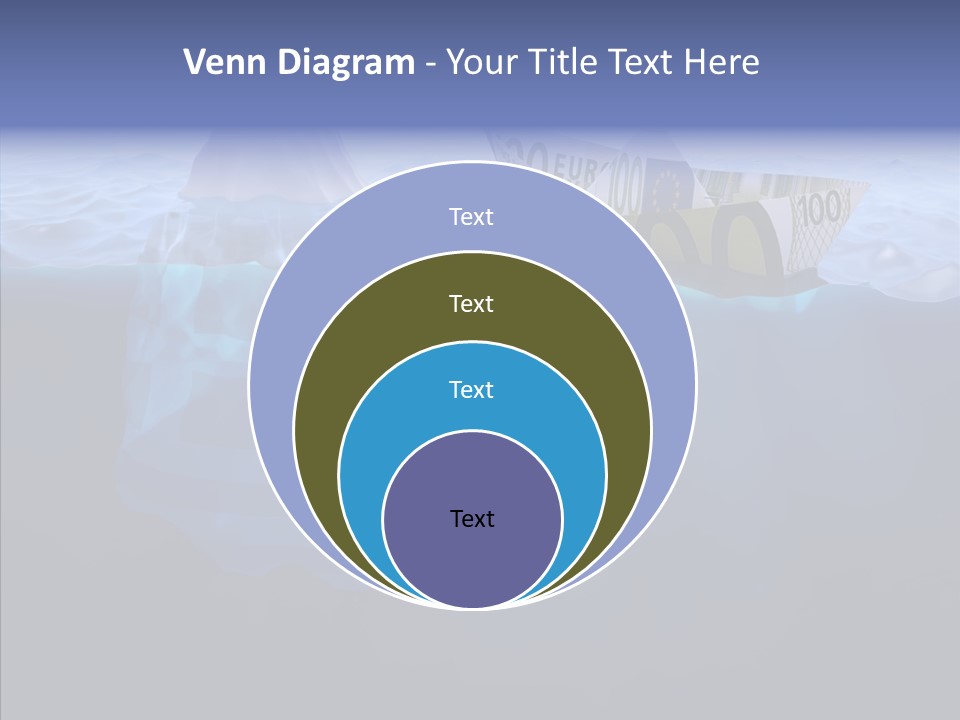 Mountain Ice Floe PowerPoint Template