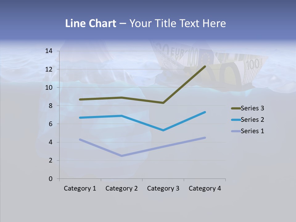 Mountain Ice Floe PowerPoint Template