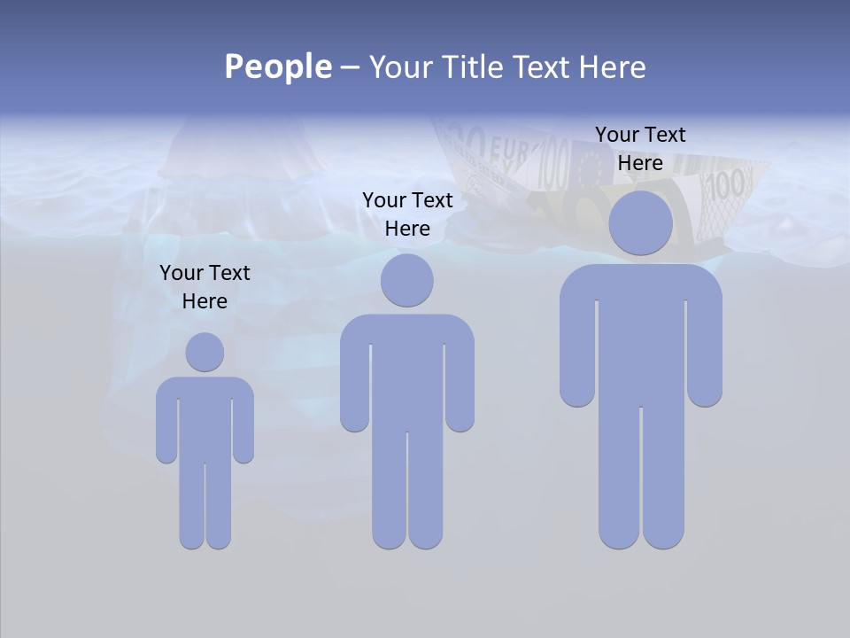 Mountain Ice Floe PowerPoint Template