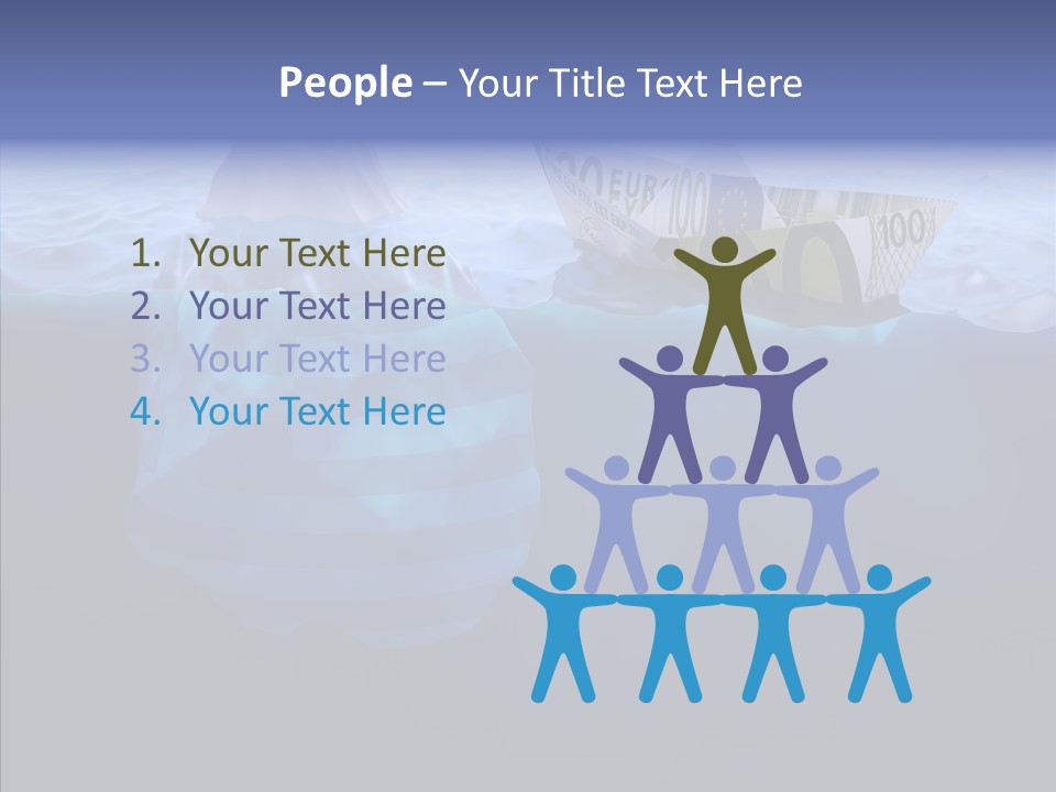 Mountain Ice Floe PowerPoint Template