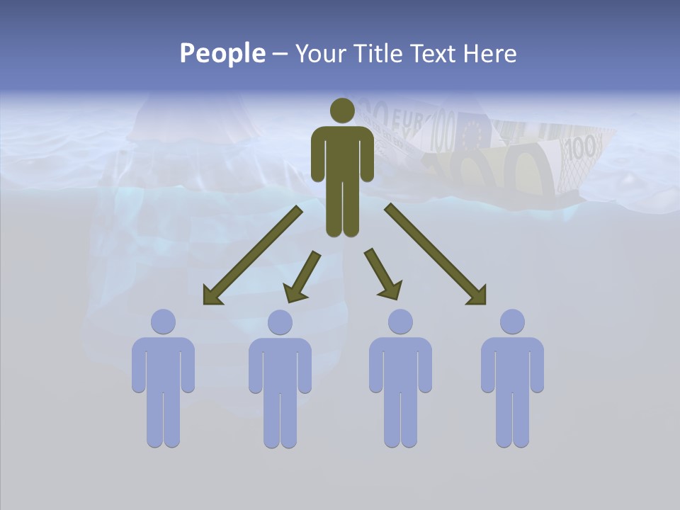 Mountain Ice Floe PowerPoint Template