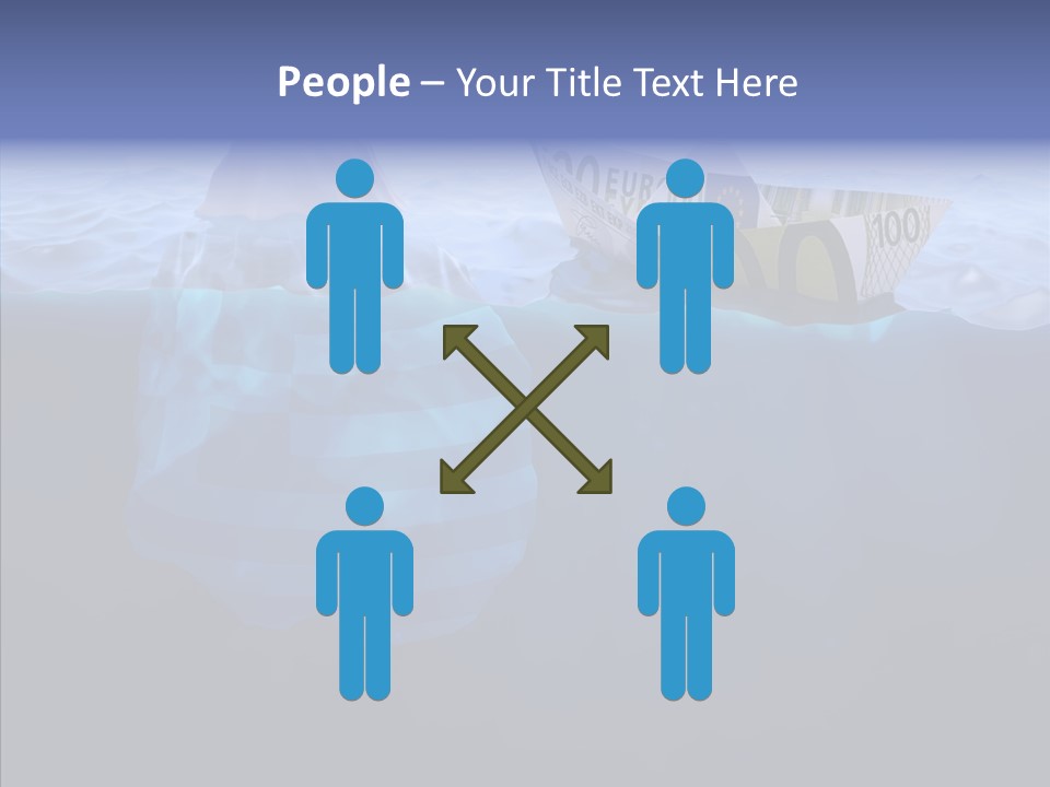 Mountain Ice Floe PowerPoint Template