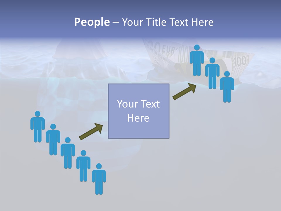 Mountain Ice Floe PowerPoint Template