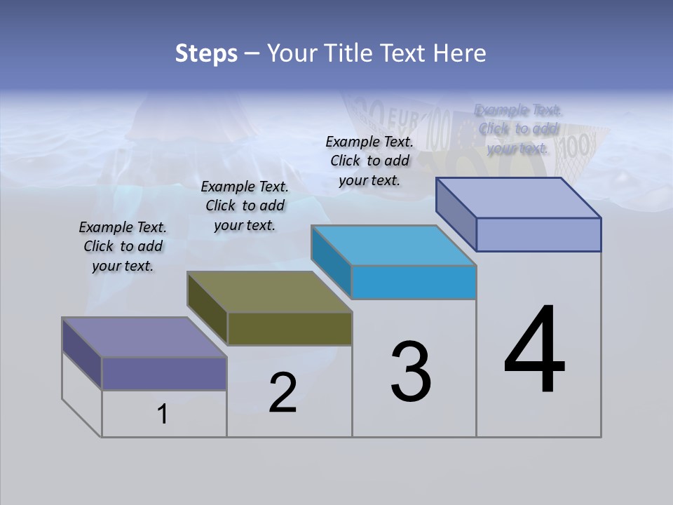 Mountain Ice Floe PowerPoint Template