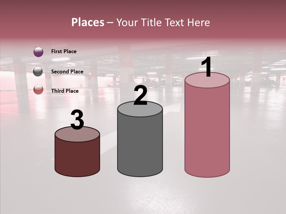 Garage Air Conditioning Underground Parking PowerPoint Template