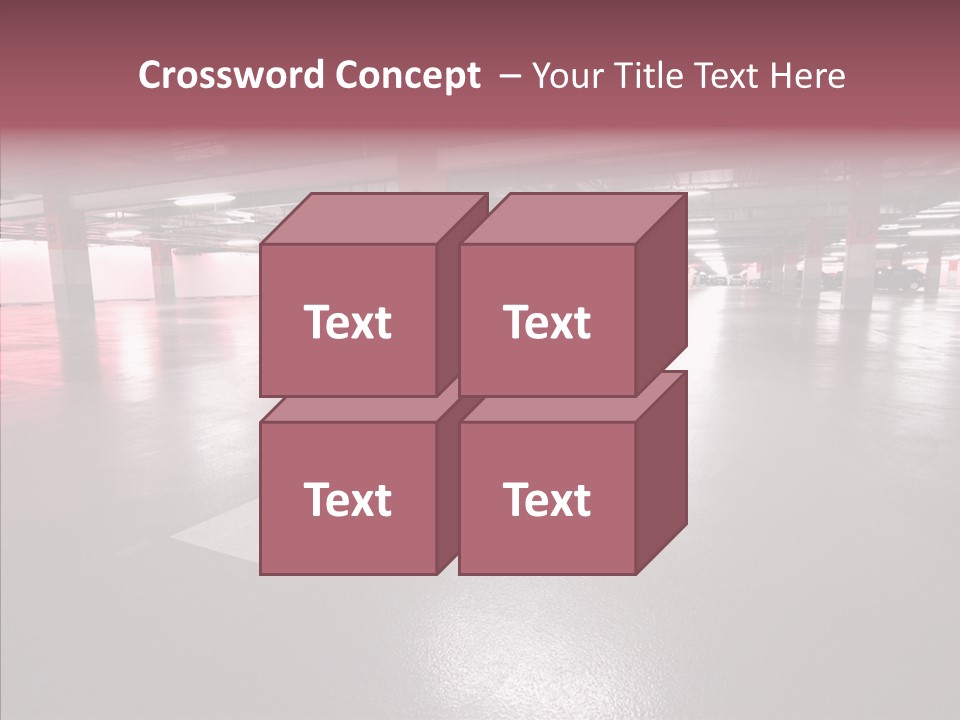 Garage Air Conditioning Underground Parking PowerPoint Template