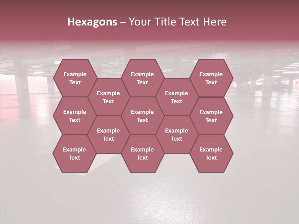 Garage Air Conditioning Underground Parking PowerPoint Template