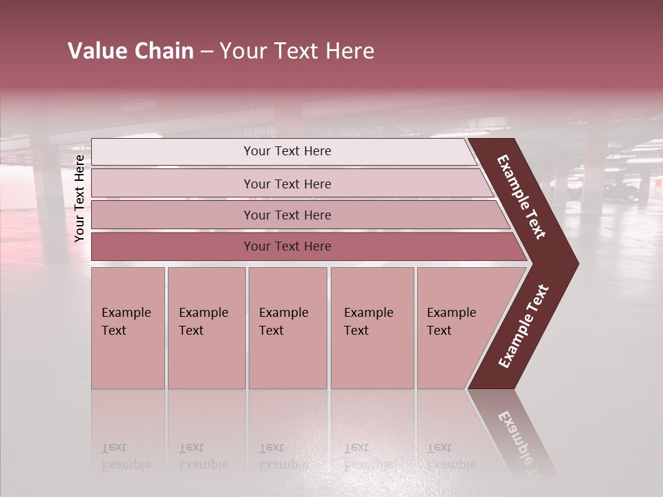 Garage Air Conditioning Underground Parking PowerPoint Template