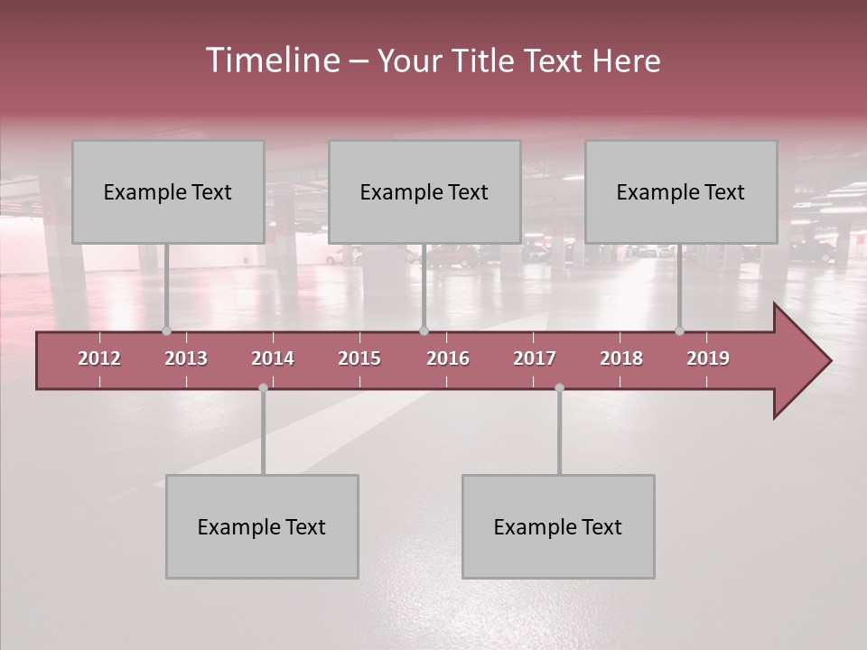 Garage Air Conditioning Underground Parking PowerPoint Template