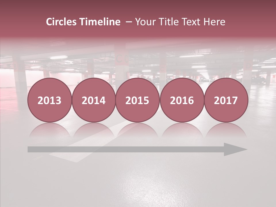 Garage Air Conditioning Underground Parking PowerPoint Template