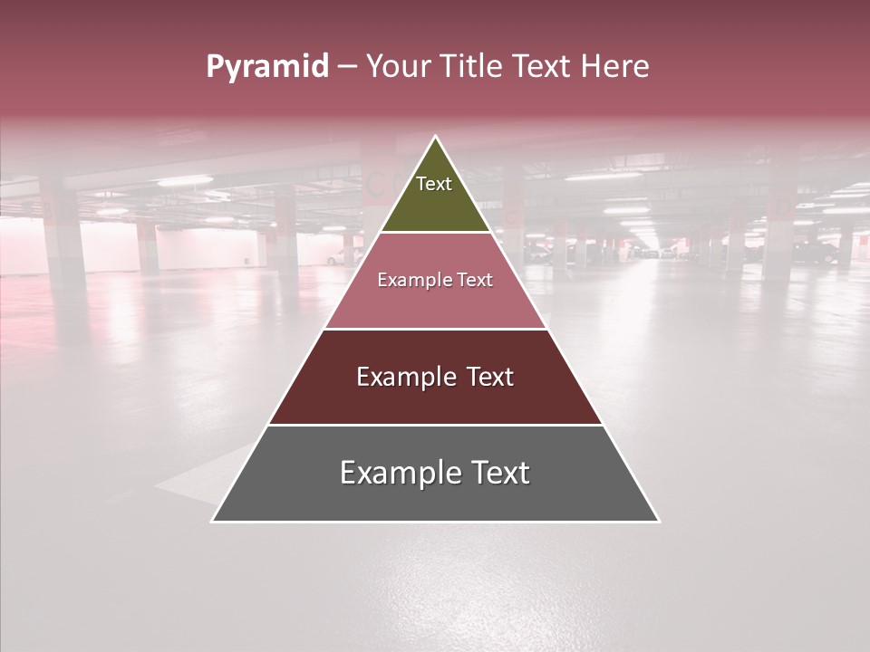 Garage Air Conditioning Underground Parking PowerPoint Template
