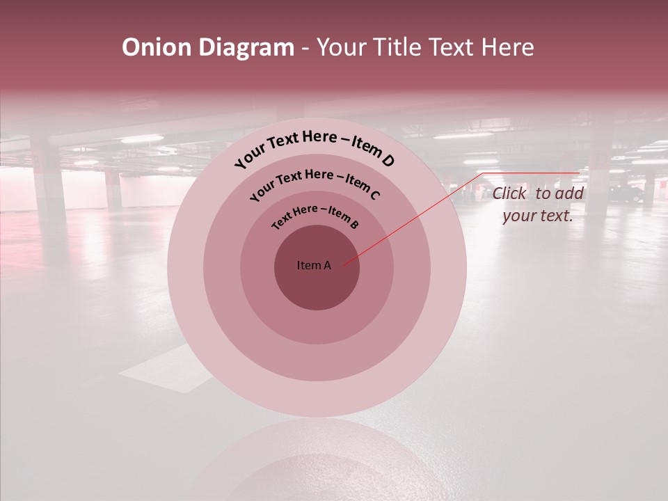 Garage Air Conditioning Underground Parking PowerPoint Template