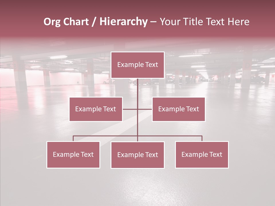 Garage Air Conditioning Underground Parking PowerPoint Template
