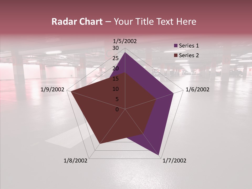 Garage Air Conditioning Underground Parking PowerPoint Template