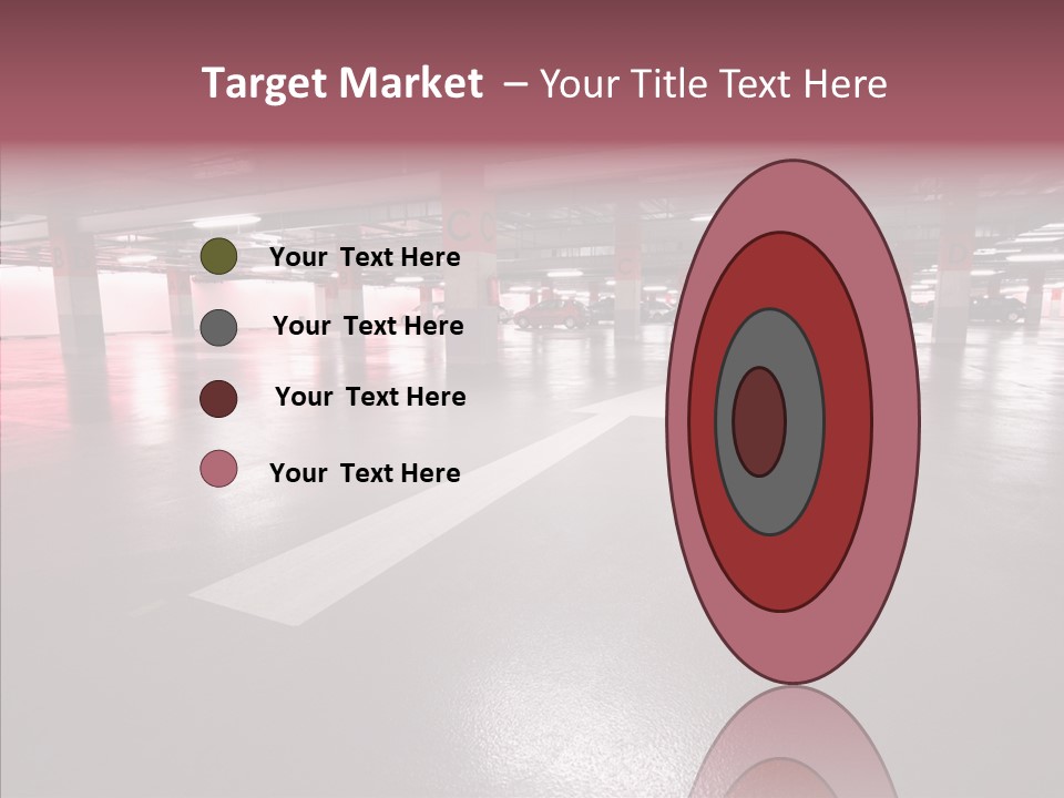 Garage Air Conditioning Underground Parking PowerPoint Template