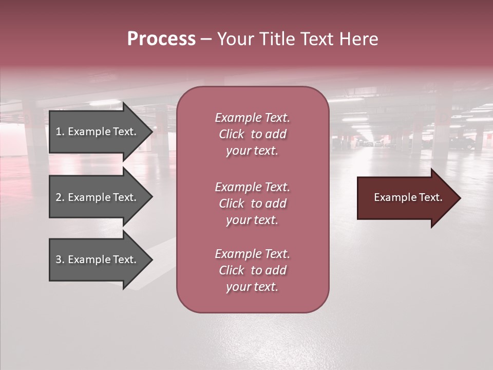 Garage Air Conditioning Underground Parking PowerPoint Template