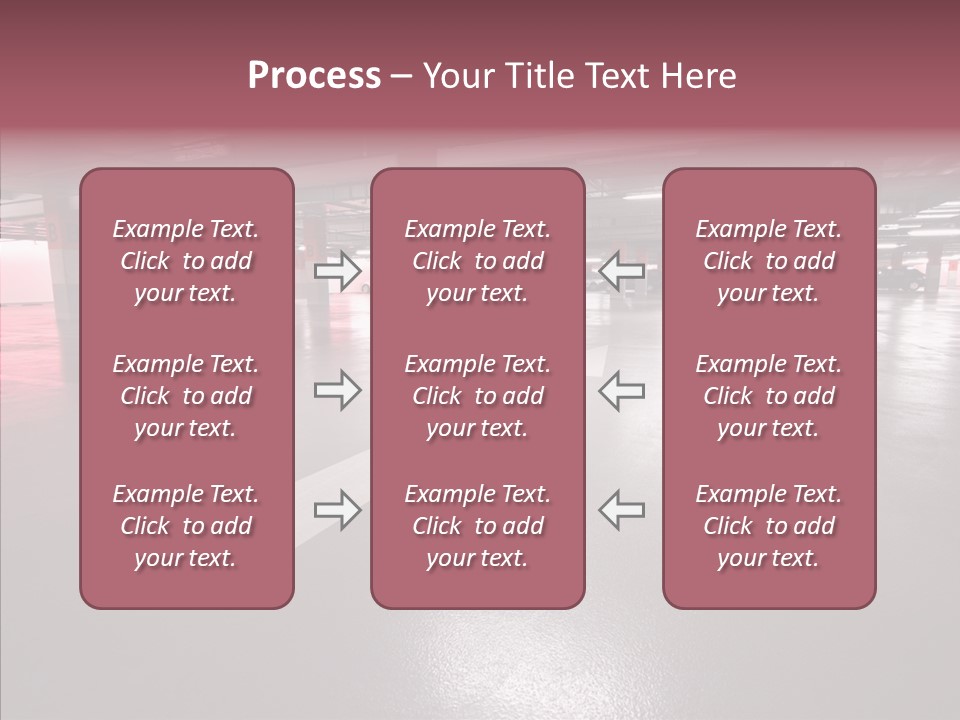 Garage Air Conditioning Underground Parking PowerPoint Template