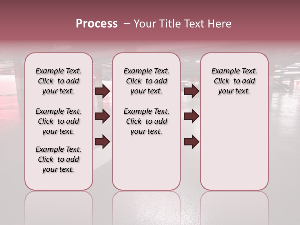 Garage Air Conditioning Underground Parking PowerPoint Template
