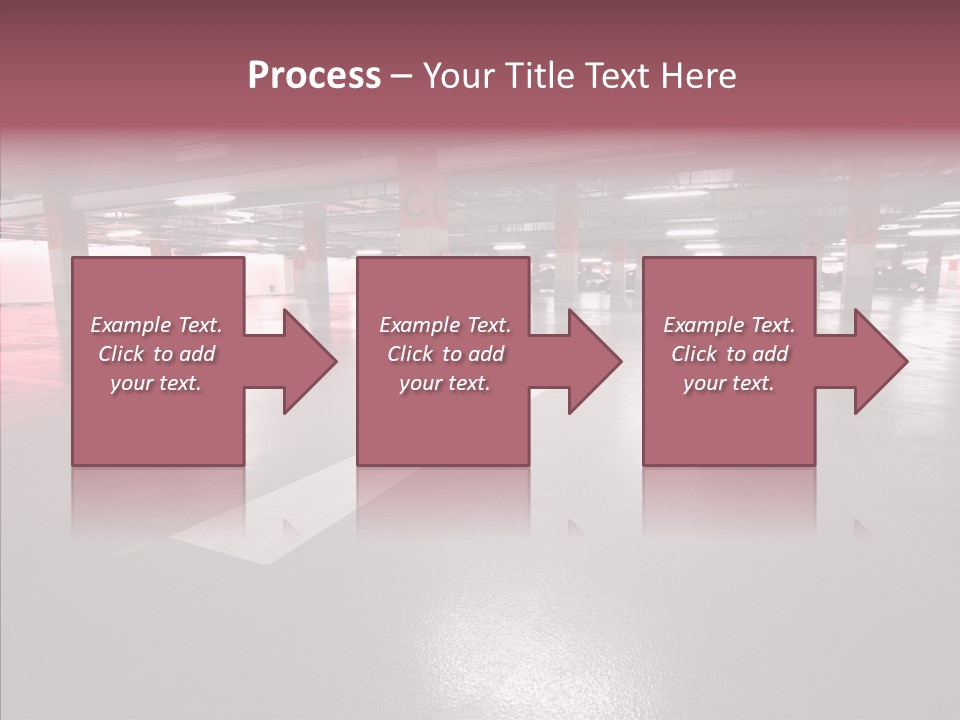 Garage Air Conditioning Underground Parking PowerPoint Template