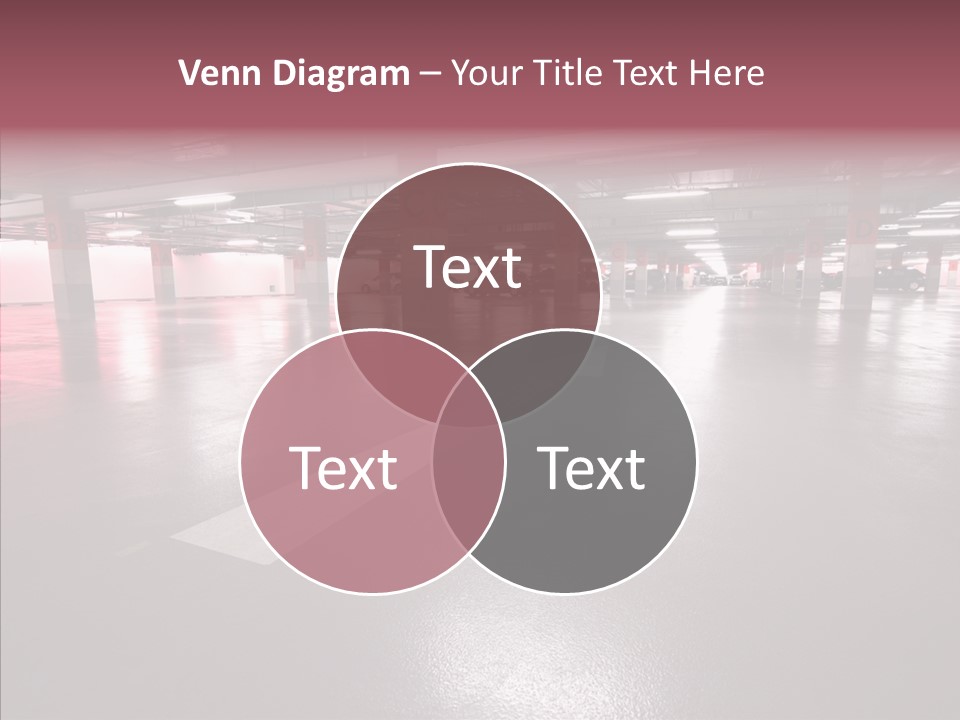 Garage Air Conditioning Underground Parking PowerPoint Template