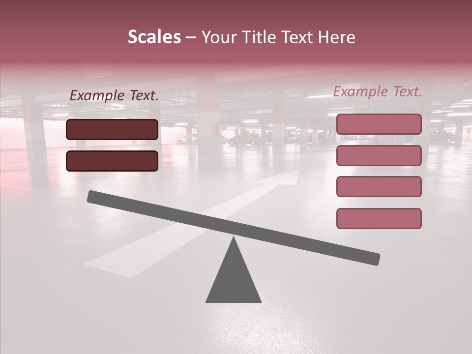 Garage Air Conditioning Underground Parking PowerPoint Template