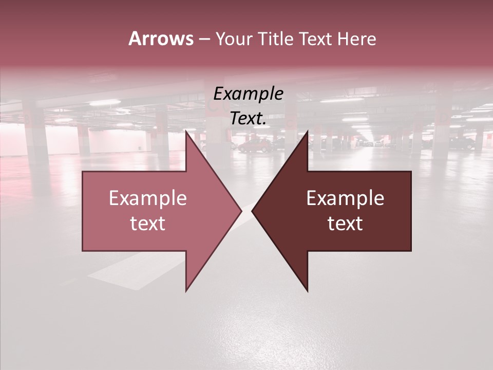 Garage Air Conditioning Underground Parking PowerPoint Template