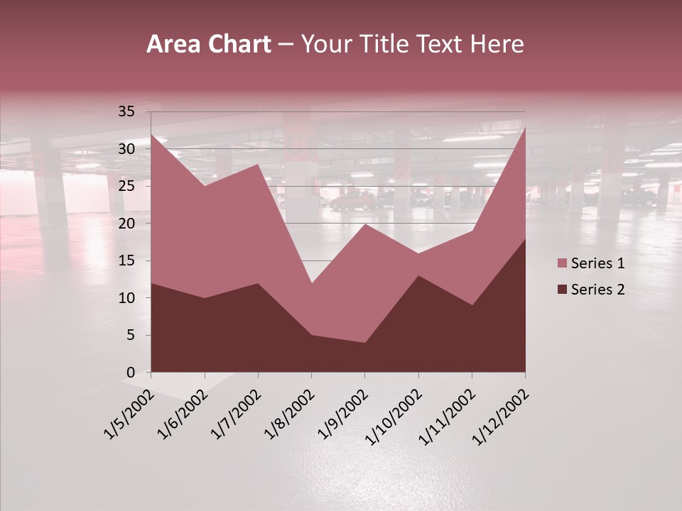 Garage Air Conditioning Underground Parking PowerPoint Template