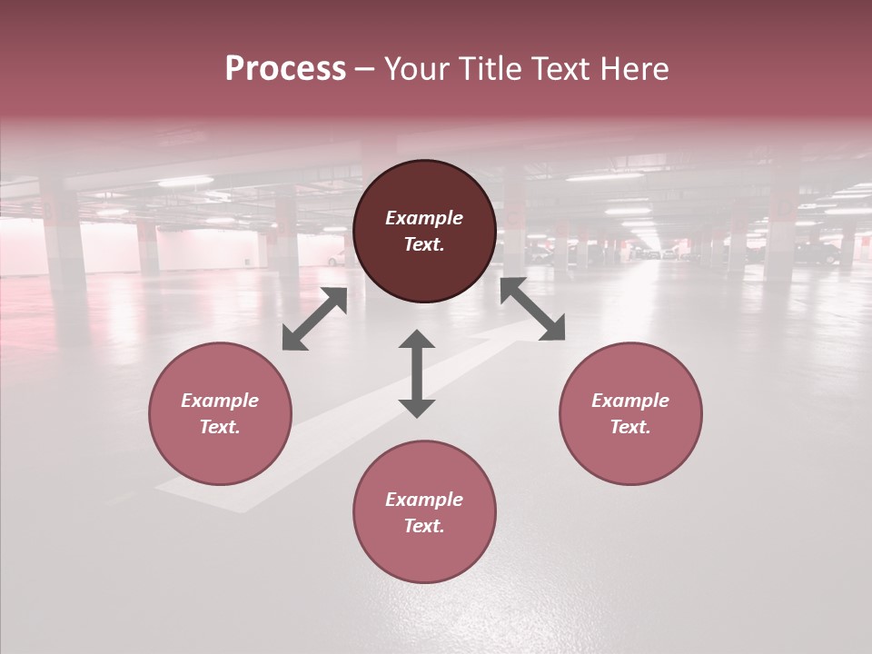 Garage Air Conditioning Underground Parking PowerPoint Template