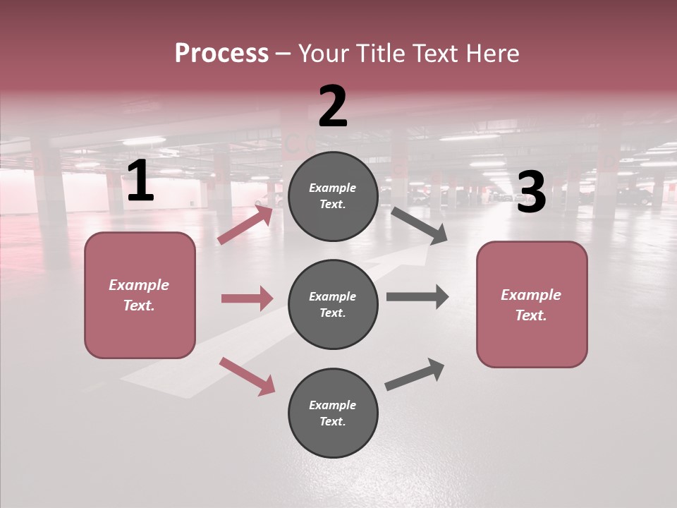 Garage Air Conditioning Underground Parking PowerPoint Template