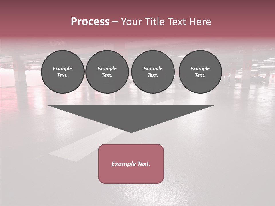 Garage Air Conditioning Underground Parking PowerPoint Template