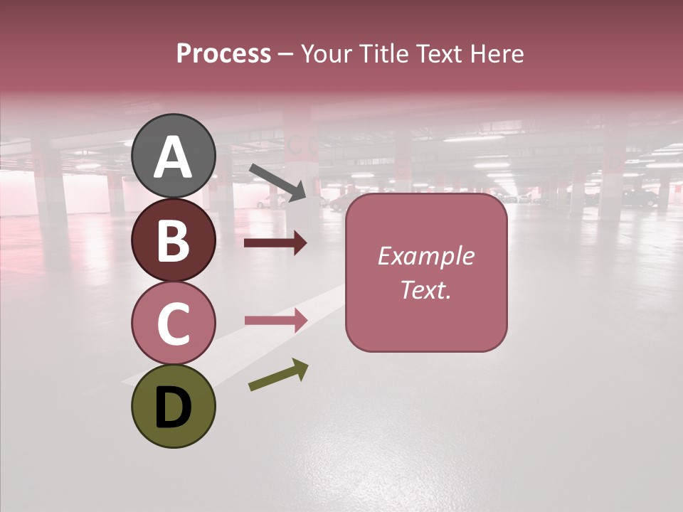 Garage Air Conditioning Underground Parking PowerPoint Template
