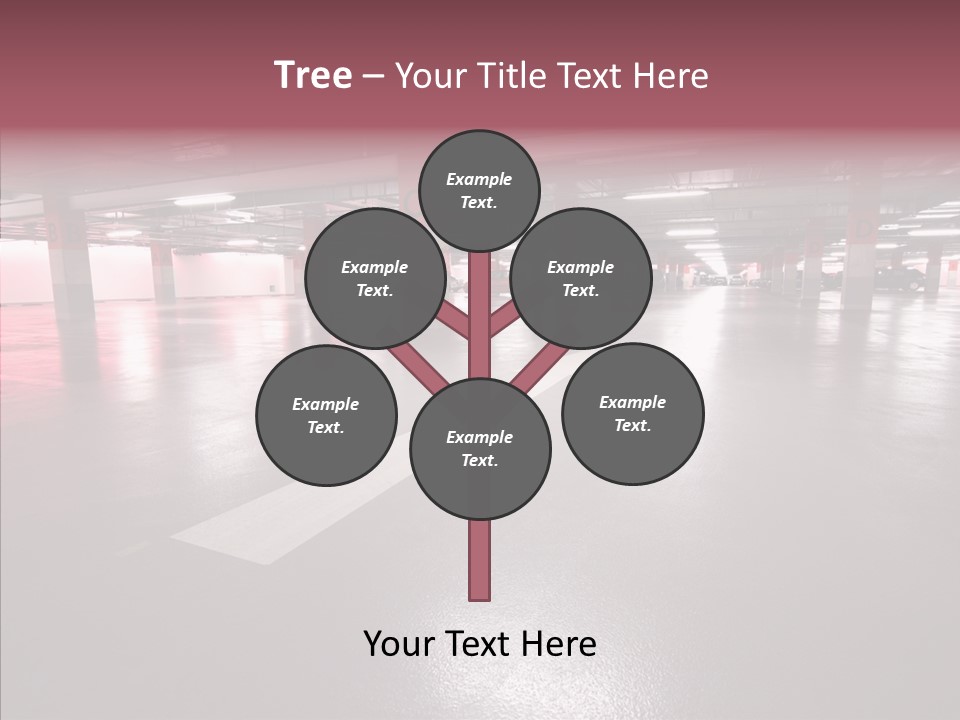 Garage Air Conditioning Underground Parking PowerPoint Template