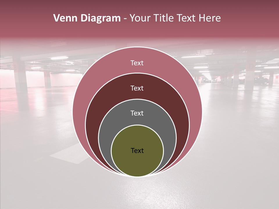 Garage Air Conditioning Underground Parking PowerPoint Template