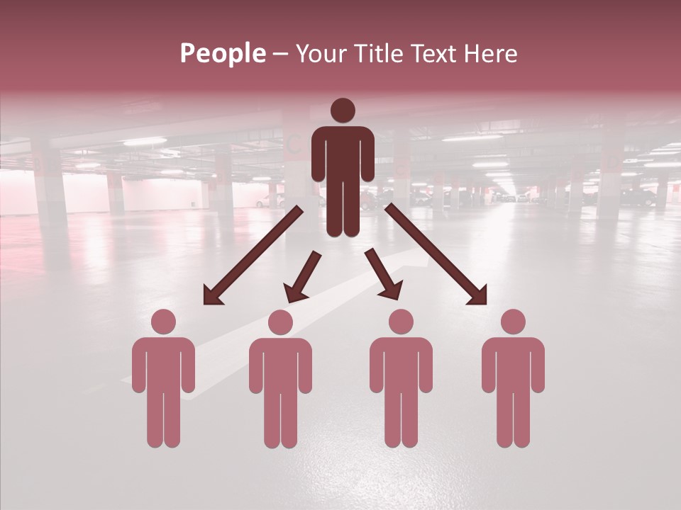 Garage Air Conditioning Underground Parking PowerPoint Template