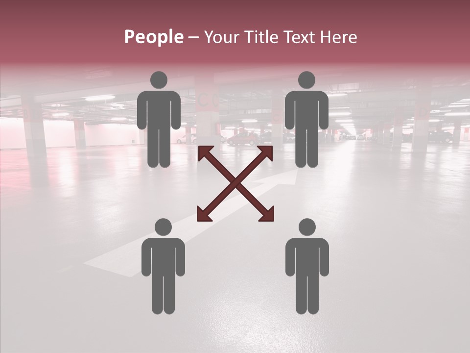 Garage Air Conditioning Underground Parking PowerPoint Template