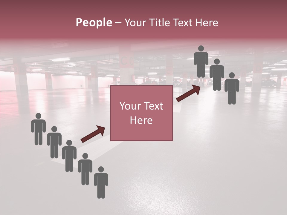 Garage Air Conditioning Underground Parking PowerPoint Template