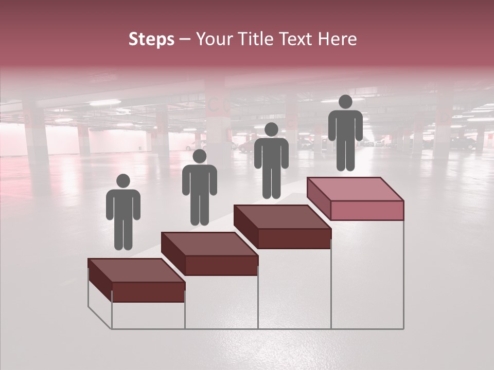 Garage Air Conditioning Underground Parking PowerPoint Template