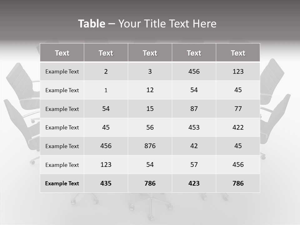 Space Plan Professional PowerPoint Template