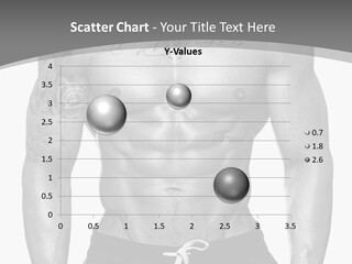 Waist Bodybuilder Muscle PowerPoint Template