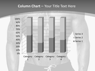 Waist Bodybuilder Muscle PowerPoint Template