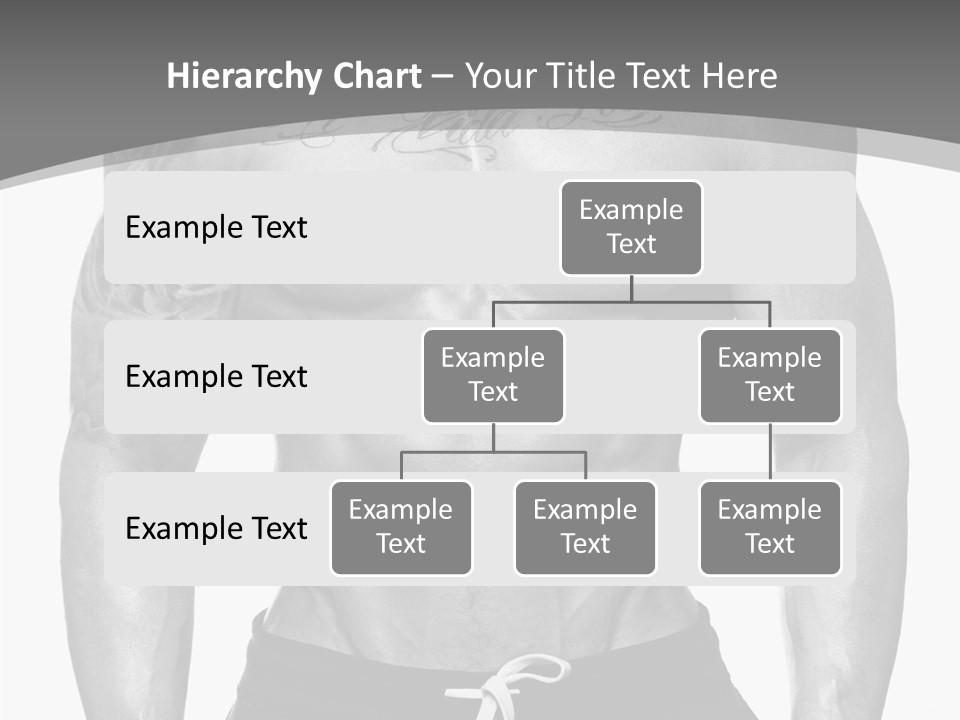 Waist Bodybuilder Muscle PowerPoint Template