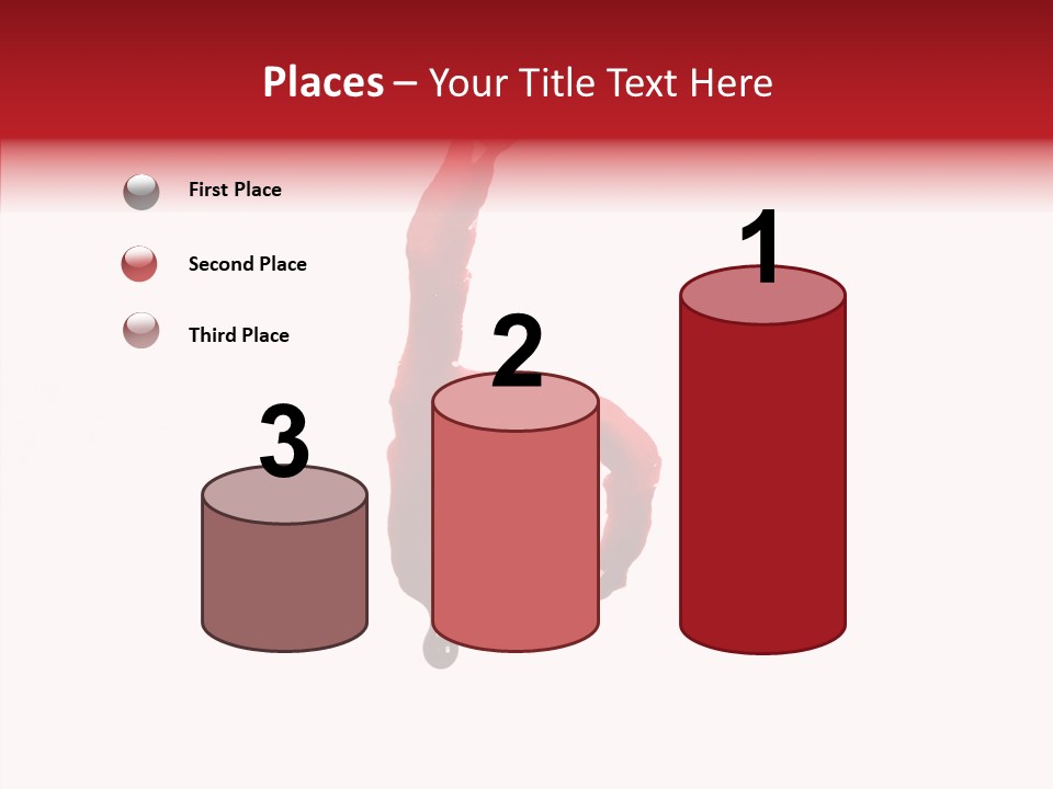 Splat Stain Bright PowerPoint Template