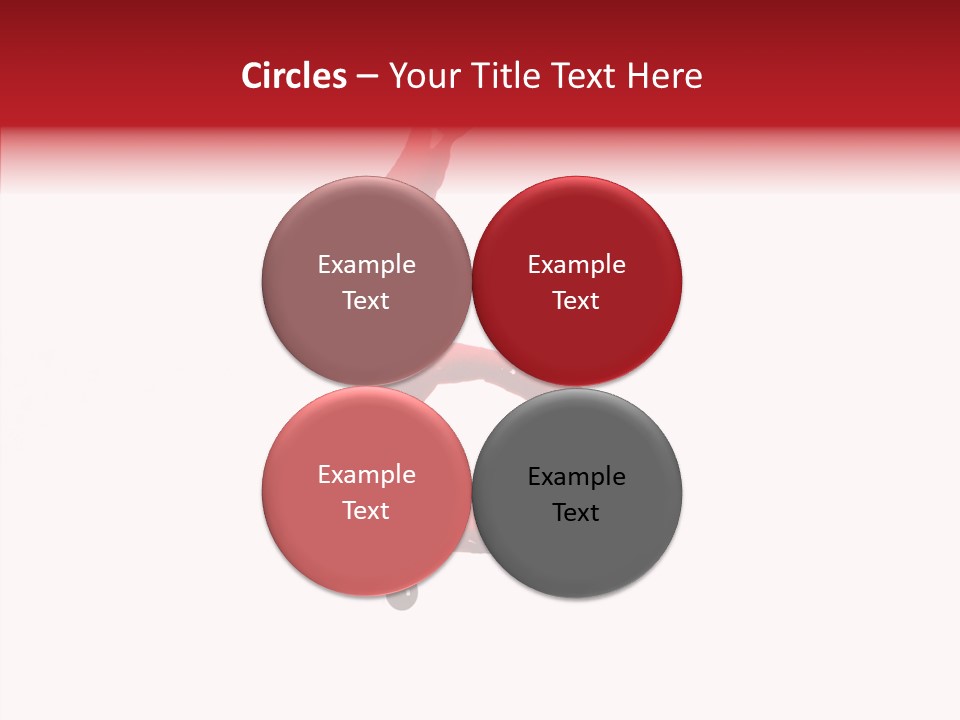 Splat Stain Bright PowerPoint Template