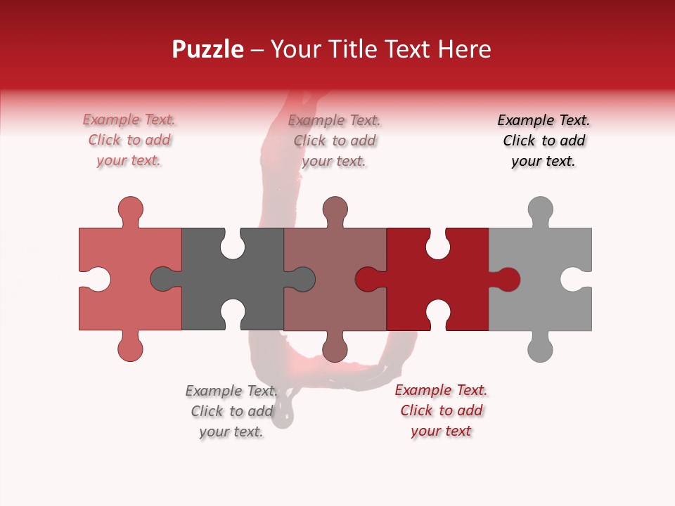 Splat Stain Bright PowerPoint Template